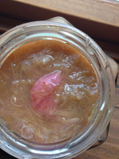 A picture of Rhubarb Compote.