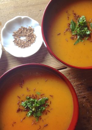 A picture of Simple Butternut Squash Soup .