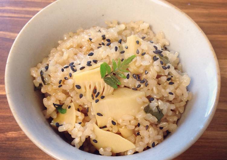 Steps to Prepare Quick Bamboo Shoot Rice