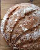 Wheat Berry Bread with Rye and Spelt Flour 