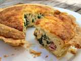 quiche lorraine with spinach