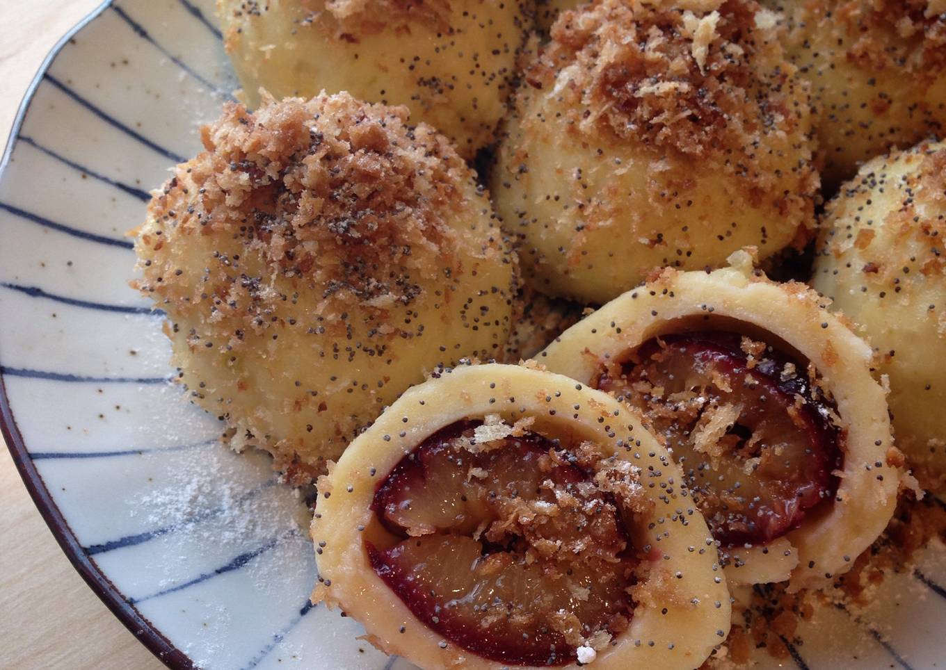 ZwetschgenknÃ¶del (Plum-stuffed Potato Dumplings)