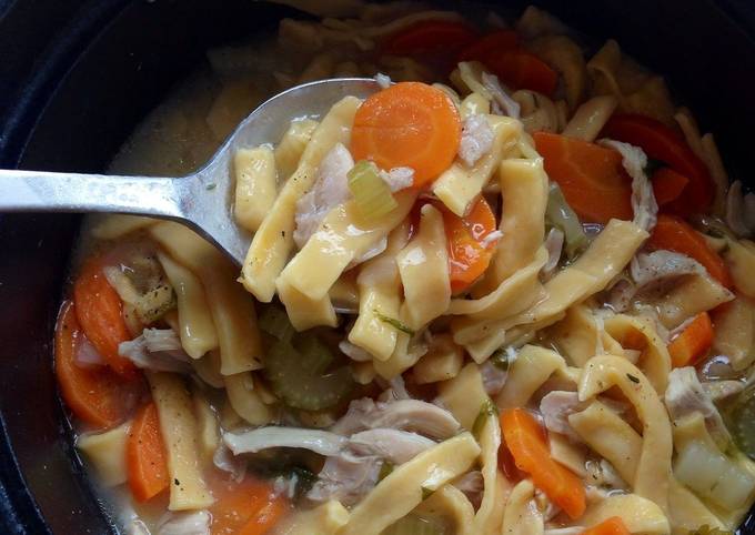 Homemade Chicken and Egg Noodles Recipe by Felice - Cookpad