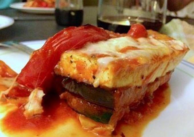 Towering Tofu Lasagna with Eggplant and Zucchini