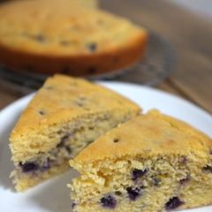 A picture of Blueberry "Double" Corn Bread.