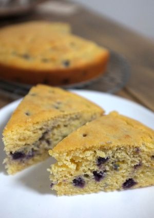 A picture of Blueberry "Double" Corn Bread.