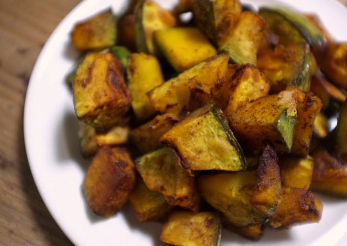 Roasted Winter Squash with Cinnamon and Nutmeg