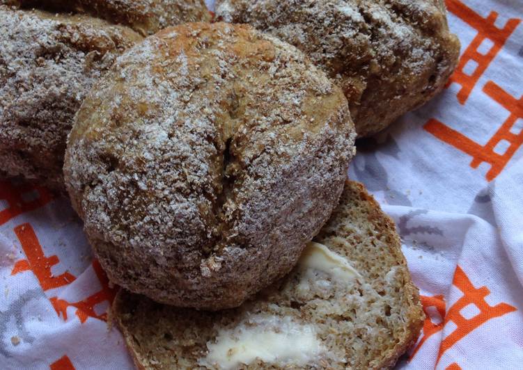 Potato Bread Rolls with Rye Flour