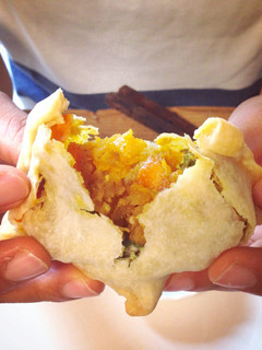 A picture of Baked Butternut Squash Samosas.