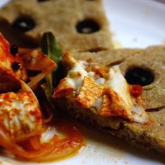 A picture of Nakládaný Hermelín - Spicy Marinated Camembert.