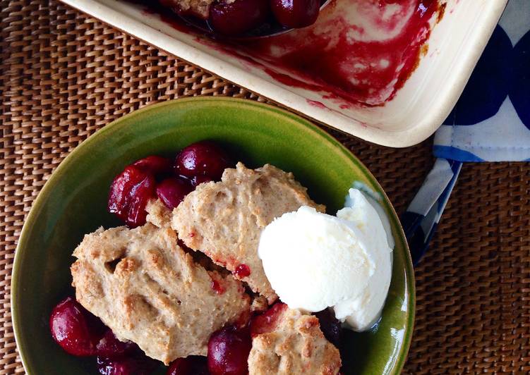 Step-by-Step Guide to Prepare Homemade Fruit Cobbler with Cream Biscuits