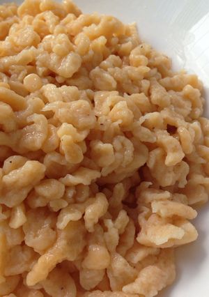 A picture of Homemade Spätzle / Knöpfle.