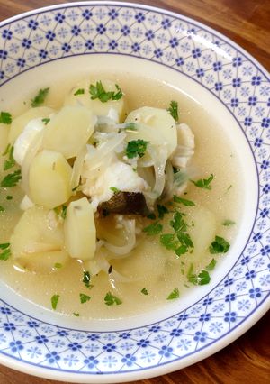 A picture of Chunky Cod and Potato Soup.