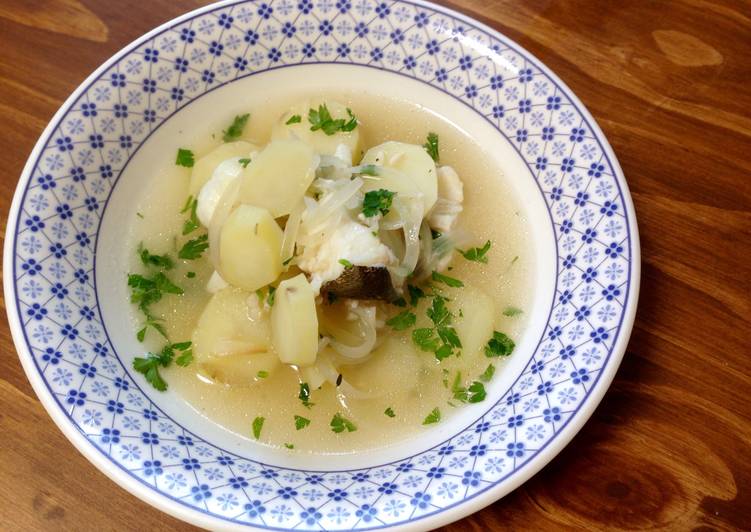 Steps to Make Homemade Chunky Cod and Potato Soup