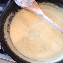 A picture of Pistachio Cream Sauce for Pasta.