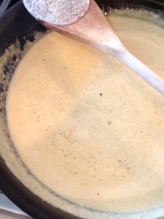 A picture of Pistachio Cream Sauce for Pasta.