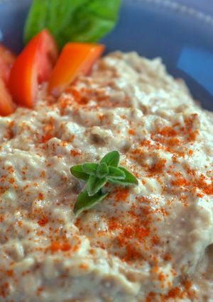 A picture of Roasted Garlic Baba Ganoush.