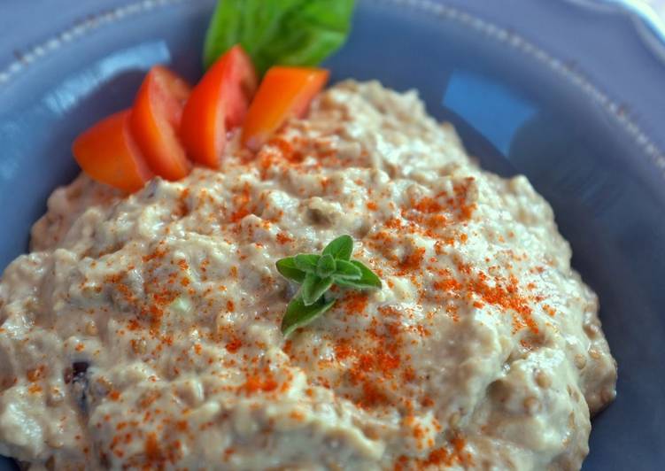 Simple Way to Make Homemade Roasted Garlic Baba Ganoush