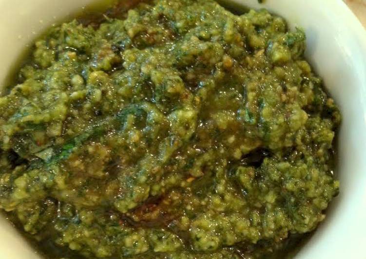 Recipe of Homemade Creamy Pesto Pasta Sauce