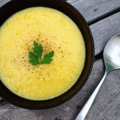 A picture of Sweet Corn Soup.