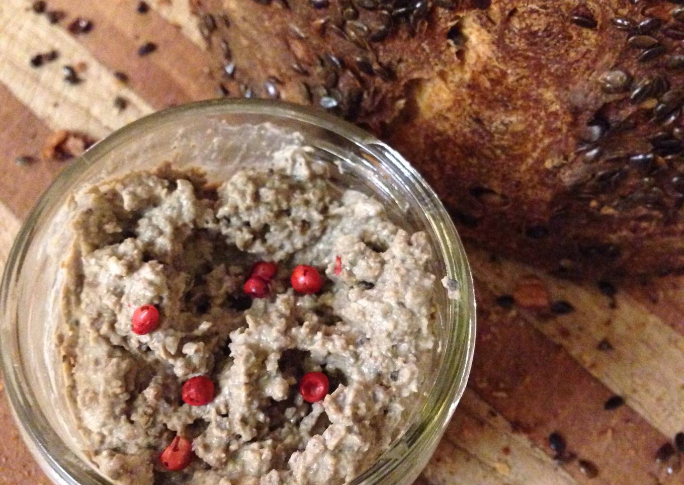 Bison Liver and Mushroom Pâté