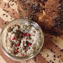 A picture of Bison Liver and Mushroom Pâté.
