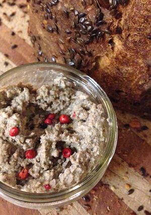A picture of Bison Liver and Mushroom Pâté.