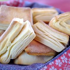 A picture of Flaky, Buttery Homemade Biscuits .