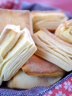 A picture of Flaky, Buttery Homemade Biscuits .