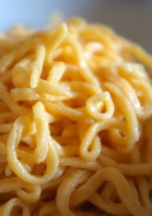 A picture of Homemade Pasta without pasta machine.