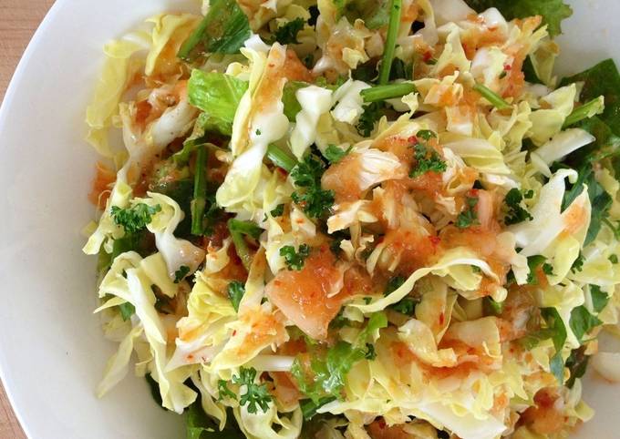 How to Make Perfect Cabbage &#34;Slaw&#34; with Spicy Onion Vinaigrette