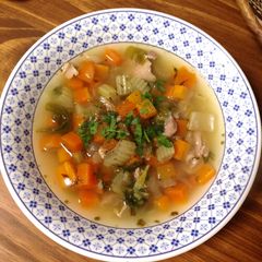 Simple Chicken Vegetable Soup A picture of Simple Chicken Vegetable Soup.