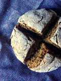 Mini Rye Flour Soda Bread with Molasses