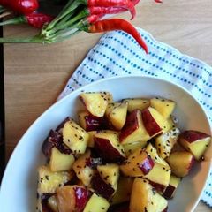 Daigaku Imo: Caramelized Japanese Sweet Potatoes A picture of Daigaku Imo: Caramelized Japanese Sweet Potatoes.