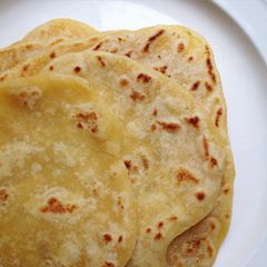 A picture of Homemade Corn Flour Tortillas .