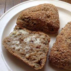 A picture of Sunflower and Pumpkin Seed Brötchen (Bread Rolls).