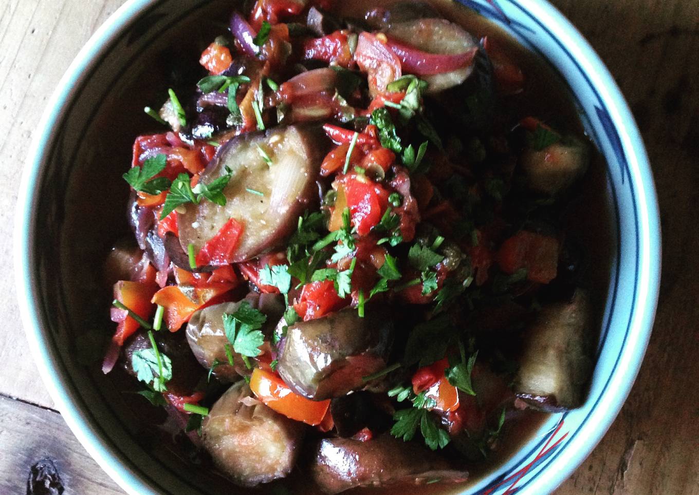 Chunky Eggplant and Black Olive Tapenade 