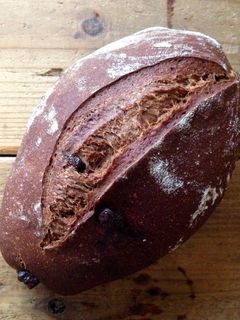 A picture of Chocolate Chunk Sourdough Bread .