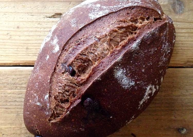 Recipe of Quick Chocolate Chunk Sourdough Bread