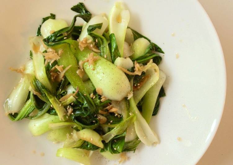Steps to Make Perfect Bok Choy stir-fried with ginger