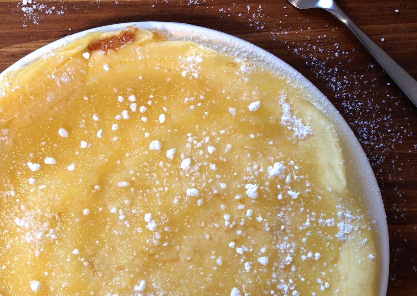 Easiest Way to Make Homemade Pfannekuchen (German Pancakes) with
Homemade Apple Sauce