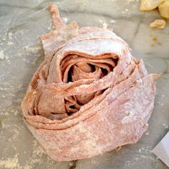 Sun-dried Tomato Pasta Dough A picture of Sun-dried Tomato Pasta Dough.
