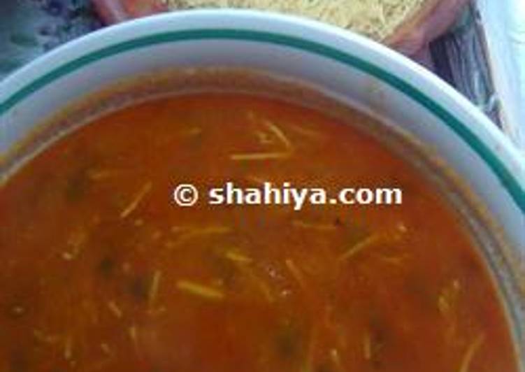 طريقة عمل الشوربة الجزائرية: حساء شعيرية باللحم