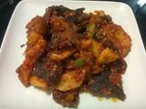 Dendeng Balado kentang petai