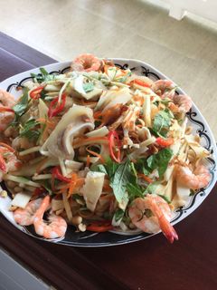 Hình của món Gỏi Củ Hủ Dừa Long An.