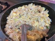 A picture of left over rice