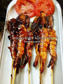 Foto resep Udang Bakar Madu Pedas