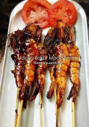 Foto resep Udang Bakar Madu Pedas