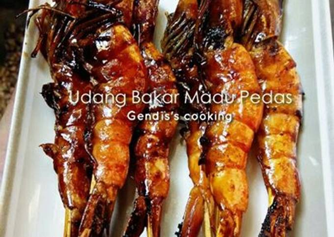 Udang Bakar Madu Pedas