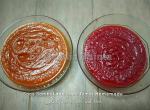 Foto resep Saos Sambal dan Saos Tomat Homemade by Gendis